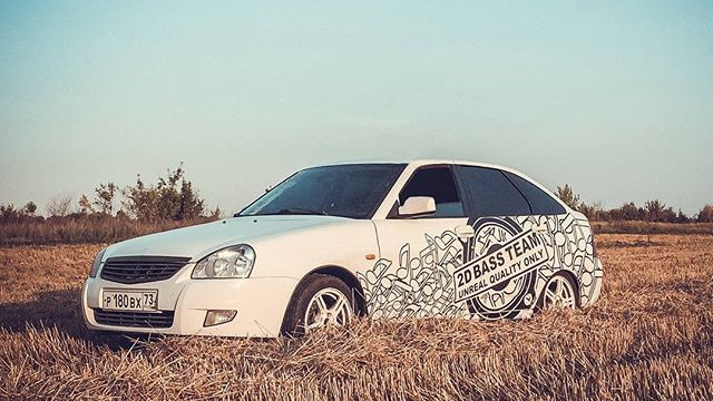 Видео с ресничками своими руками — Lada Приора хэтчбек, 1,6 л, 2011 ...