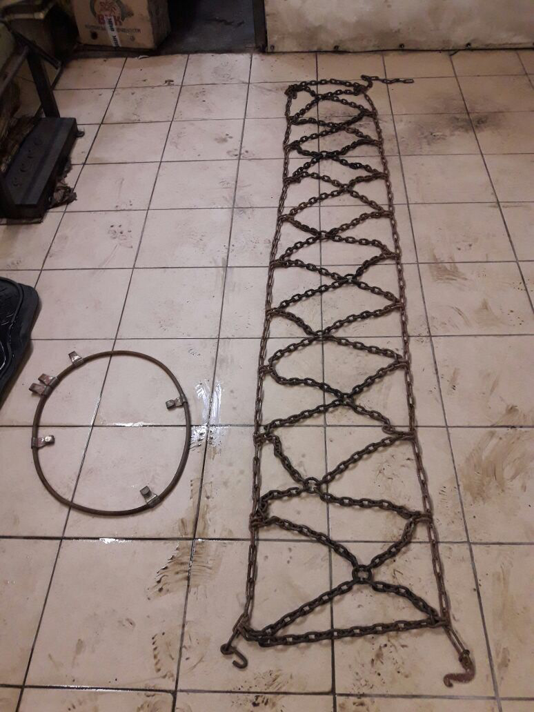 Новая обнова, цепи "сота" или ромб — Toyota Land Cruiser 40, 3,4 л ...