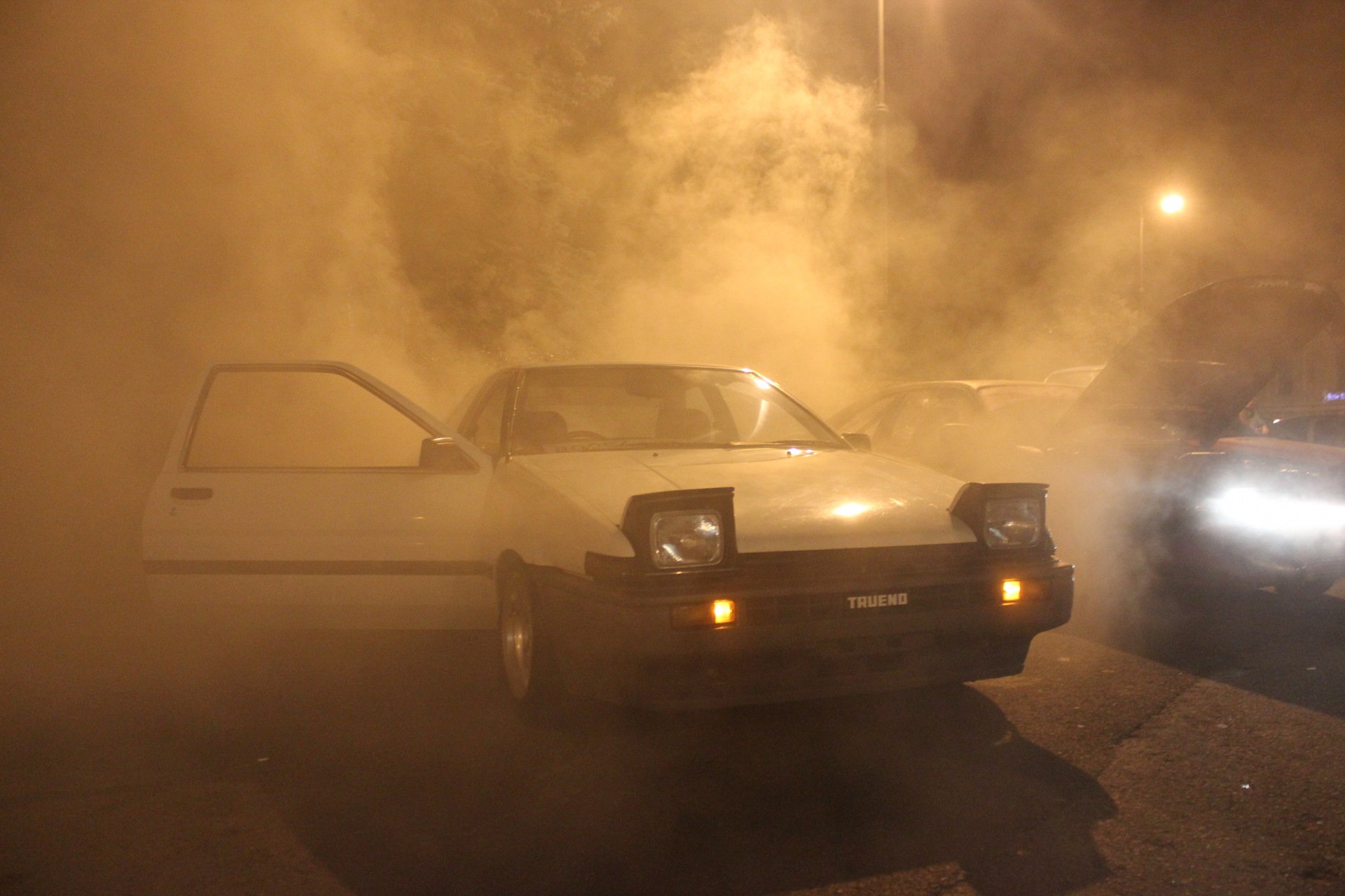 POWER RACING и burnout — Toyota Sprinter Trueno (85), 1,5 л, 1983 года |  встреча | DRIVE2