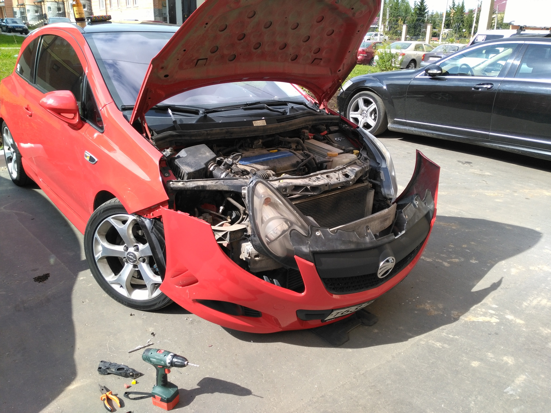 Как снять бампер корса д Зазоры бамперов - Opel Corsa D OPC, 1,6 л, 2008 года кузовной ремонт DRIVE2