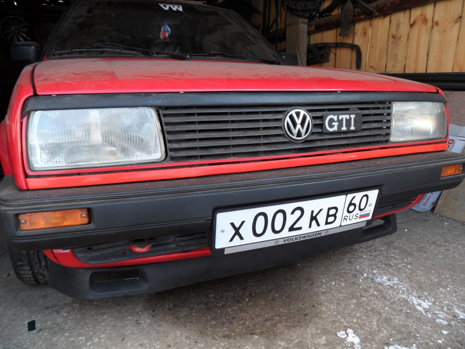 шильдик GTI — Volkswagen Jetta II, 1,3 л, 1989 года | аксессуары | DRIVE2