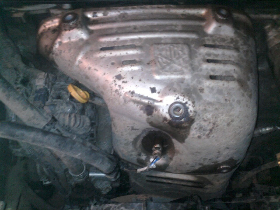 Обновление защитного экрана выпуска — Toyota Avensis II, 2 л, 2006 года ...