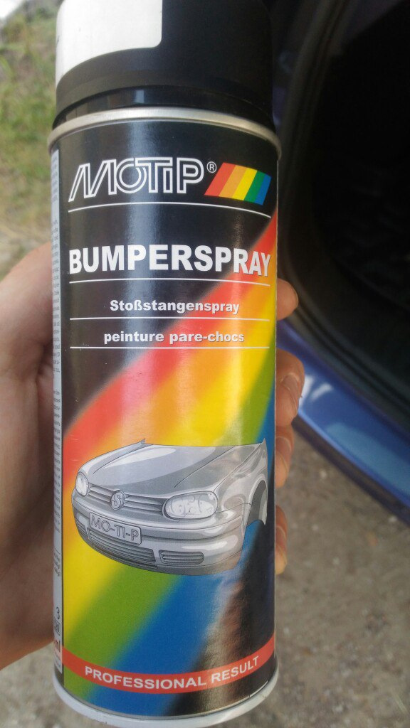 Краска для бамперов MOTIP Bumperspray