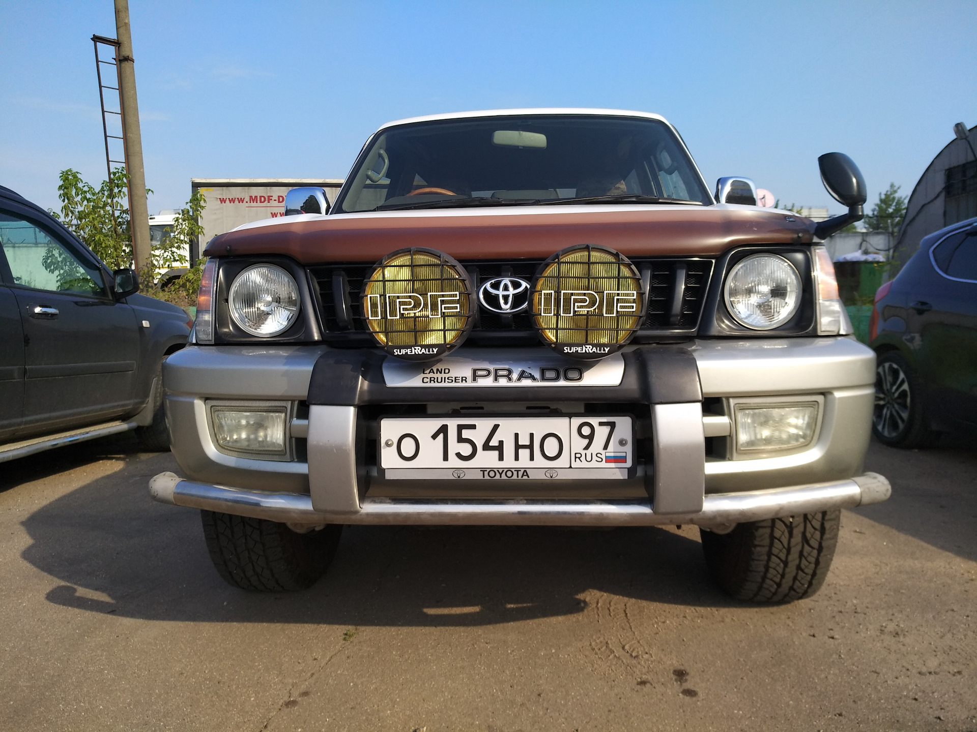 Установка Фар IPF Super Rally 9301 — 2 часть + установка кенгурятника до  рестайл. — Toyota Land Cruiser Prado 90-series, 3 л, 1999 года | тюнинг |  DRIVE2