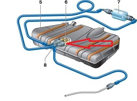 топливная трубка ваз