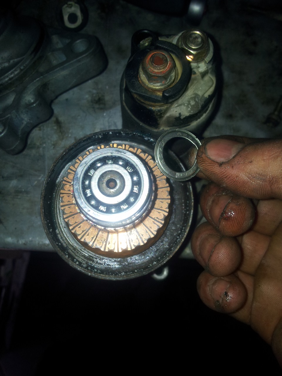 Стартер Разборка/Чистка/Смазка/Сборка — Honda Civic Hatchback (5G), 1,6 ...