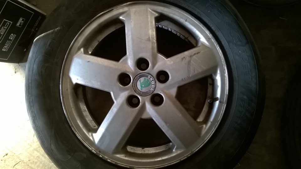 продам оригинальные литые диски 15" — Skoda Octavia A4 Mk1, 1,8 л, 2001 ...