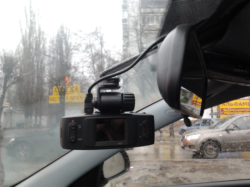 крепление регистратора на магните — KIA Ceed SW (1G), 1,6 л, 2009 года ...