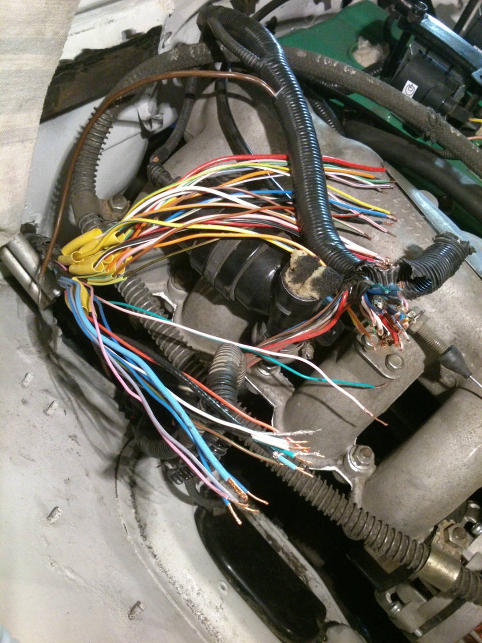 Мозговая проводка ДВС — ГАЗ 31029, 2,4 л, 1995 года | своими руками ...