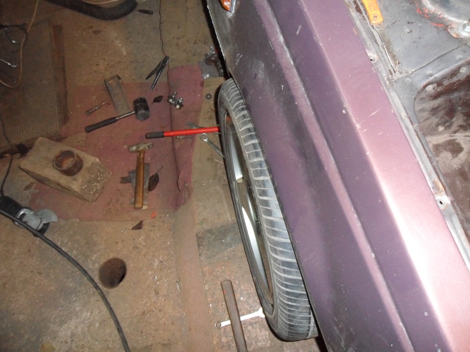 раскатка крыльев — Toyota Celica (60), 3 л, 1984 года | своими руками ...