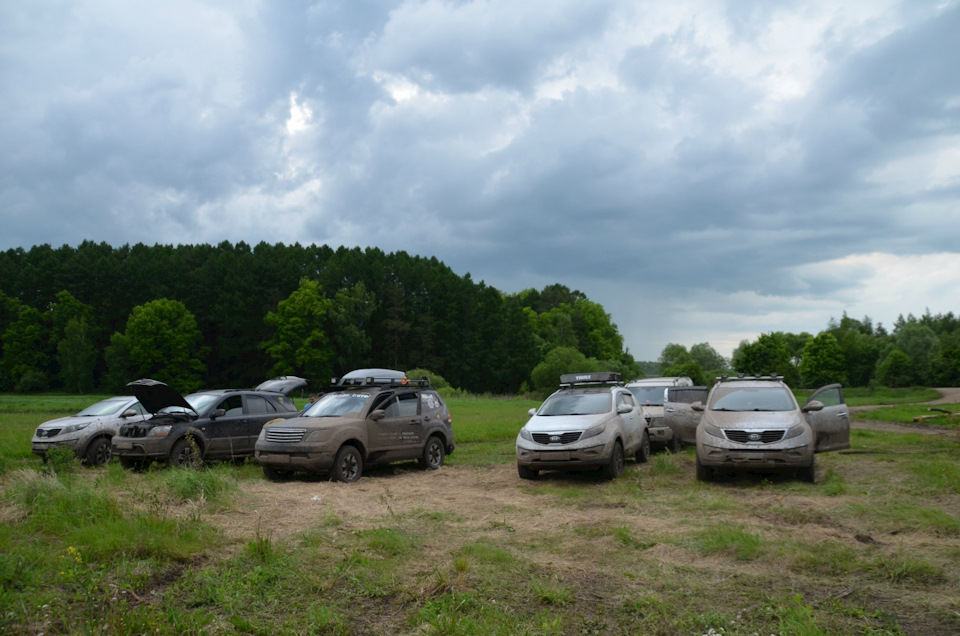 Вся наша компания — KIA Sportage (3G)