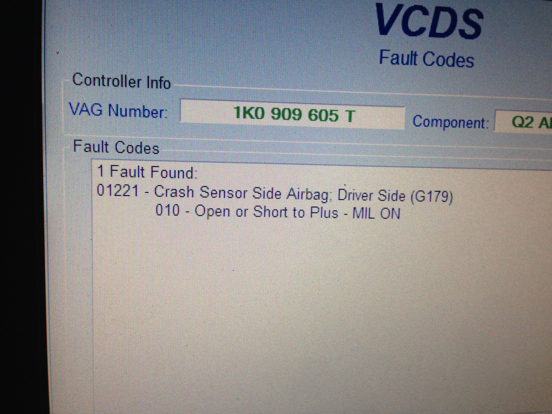 vag fault code 01502