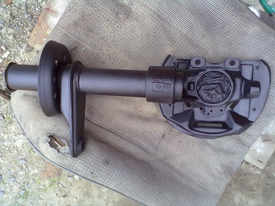 Замена поворотных кулаков и пружин. — Opel Kadett E, 1,6 л., 1988 года ...