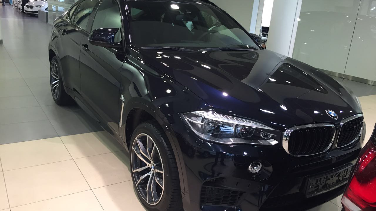 BMW x6 темно синий