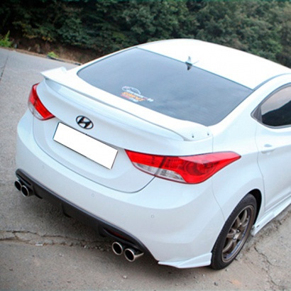 Спойлер на крышку багажника — Hyundai Elantra (5G), 1,6 л, 2013 года ...
