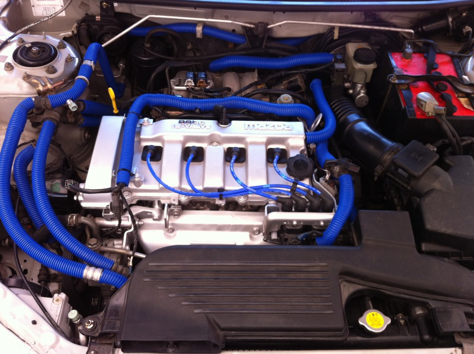 Обмотка паука\\выпускной коллектор \\ термолентой — Mazda 323 VI, 1,8 л ...