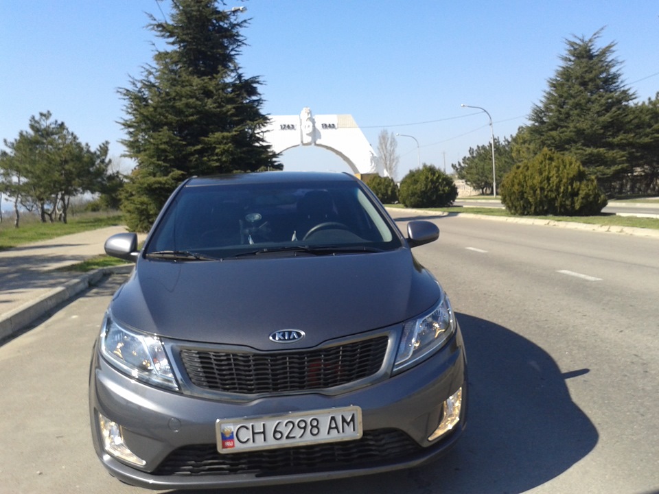 За Севастополь и просто так — KIA Rio (3G), 1,6 л, 2012 года | мойка ...