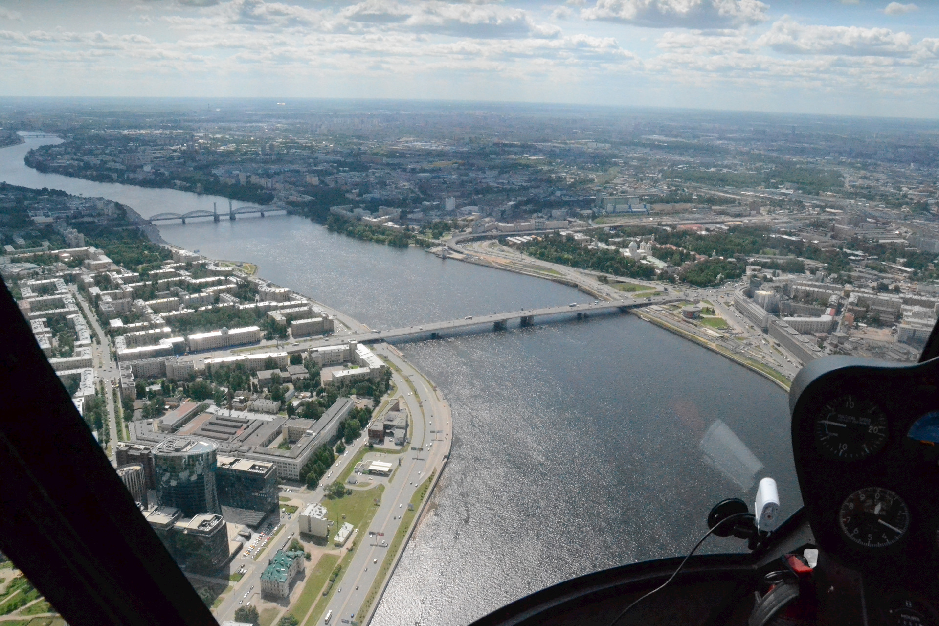 москва с вертолета