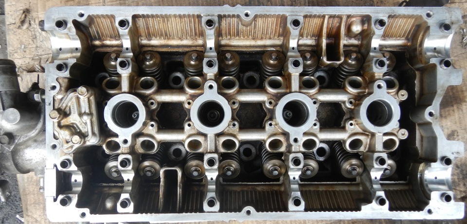 Ремонт двигателя: Сборка головы. — Mitsubishi Lancer IX, 2 л, 2004 года ...