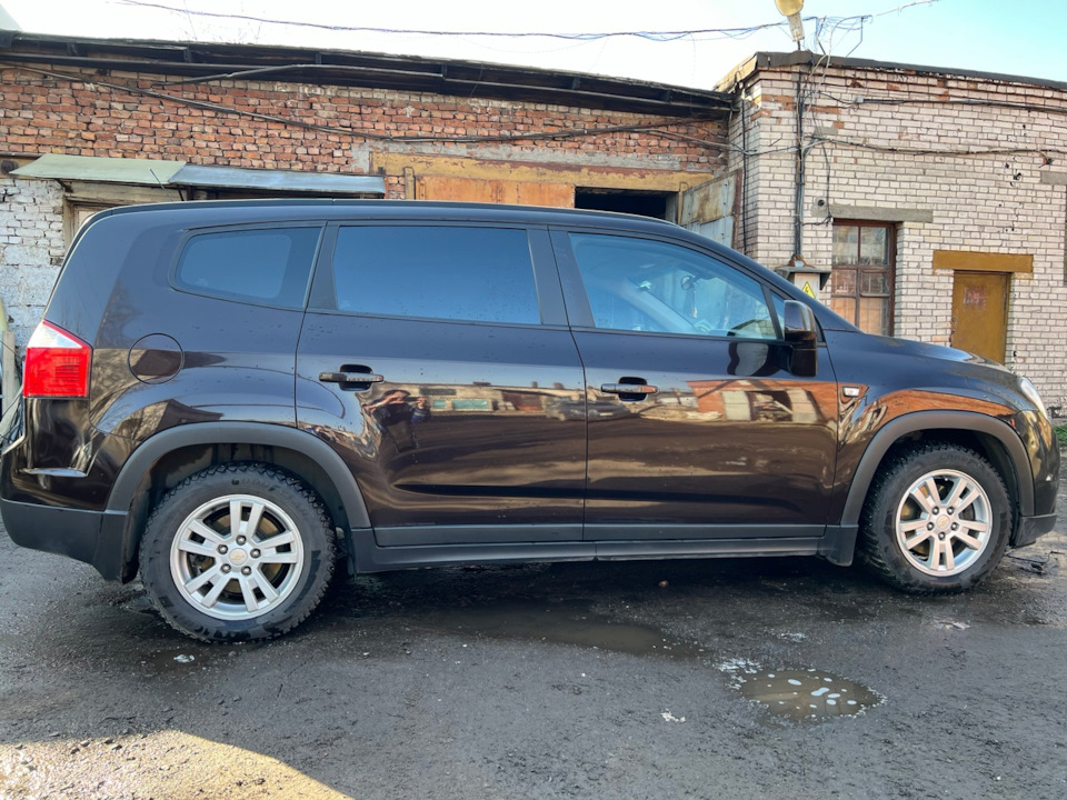На зимней резине 215/60 R16 — Chevrolet Orlando  (1G)