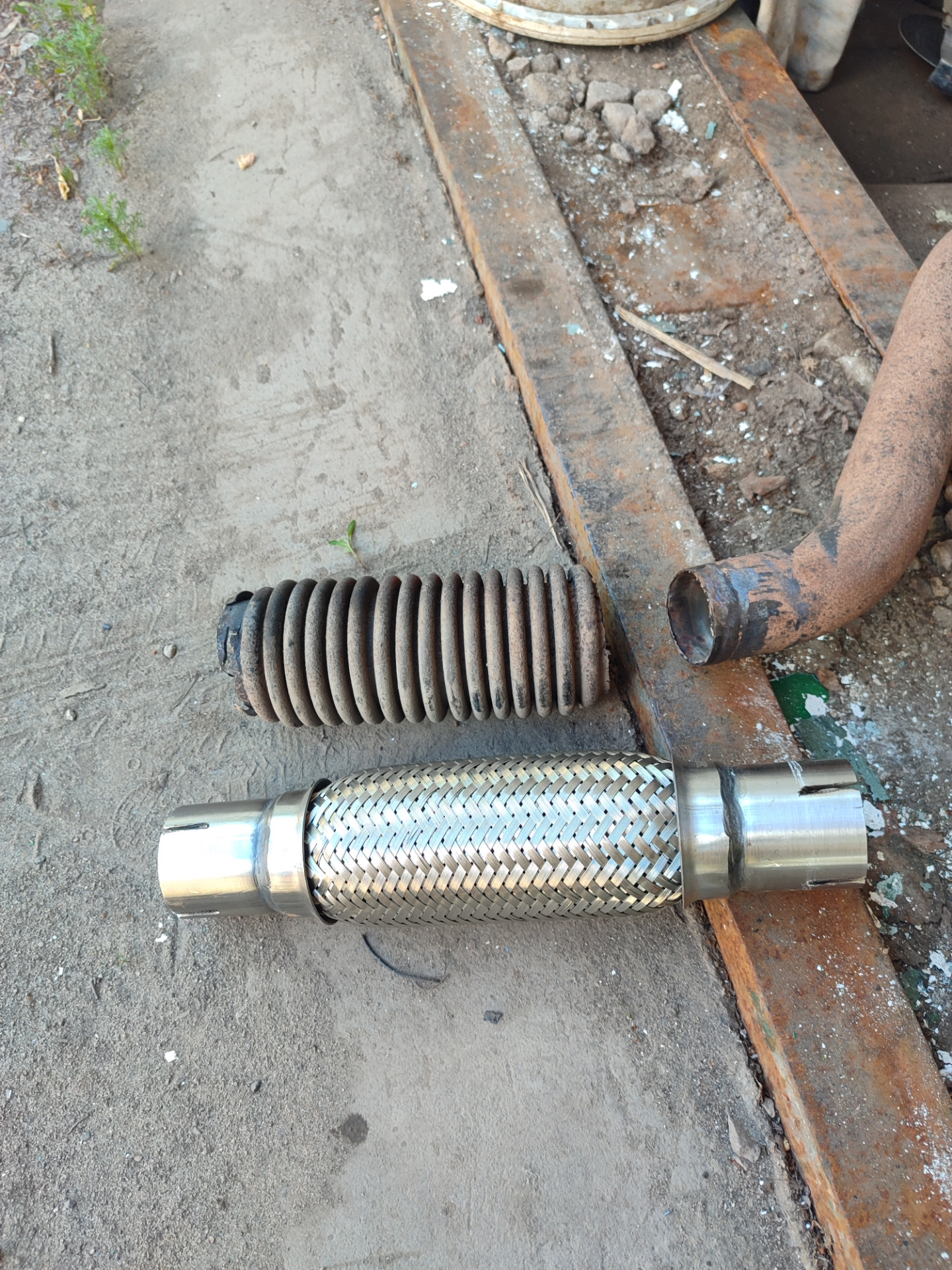 Гофра глушителя — Chevrolet Lanos, 1,5 л, 2006 года | своими руками ...