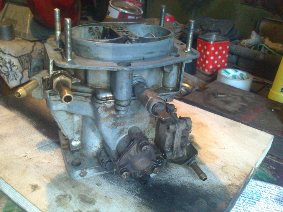 Неудачная установка солекса. Замена всех сальников кпп. — ИЖ 2125, 1,5 ...