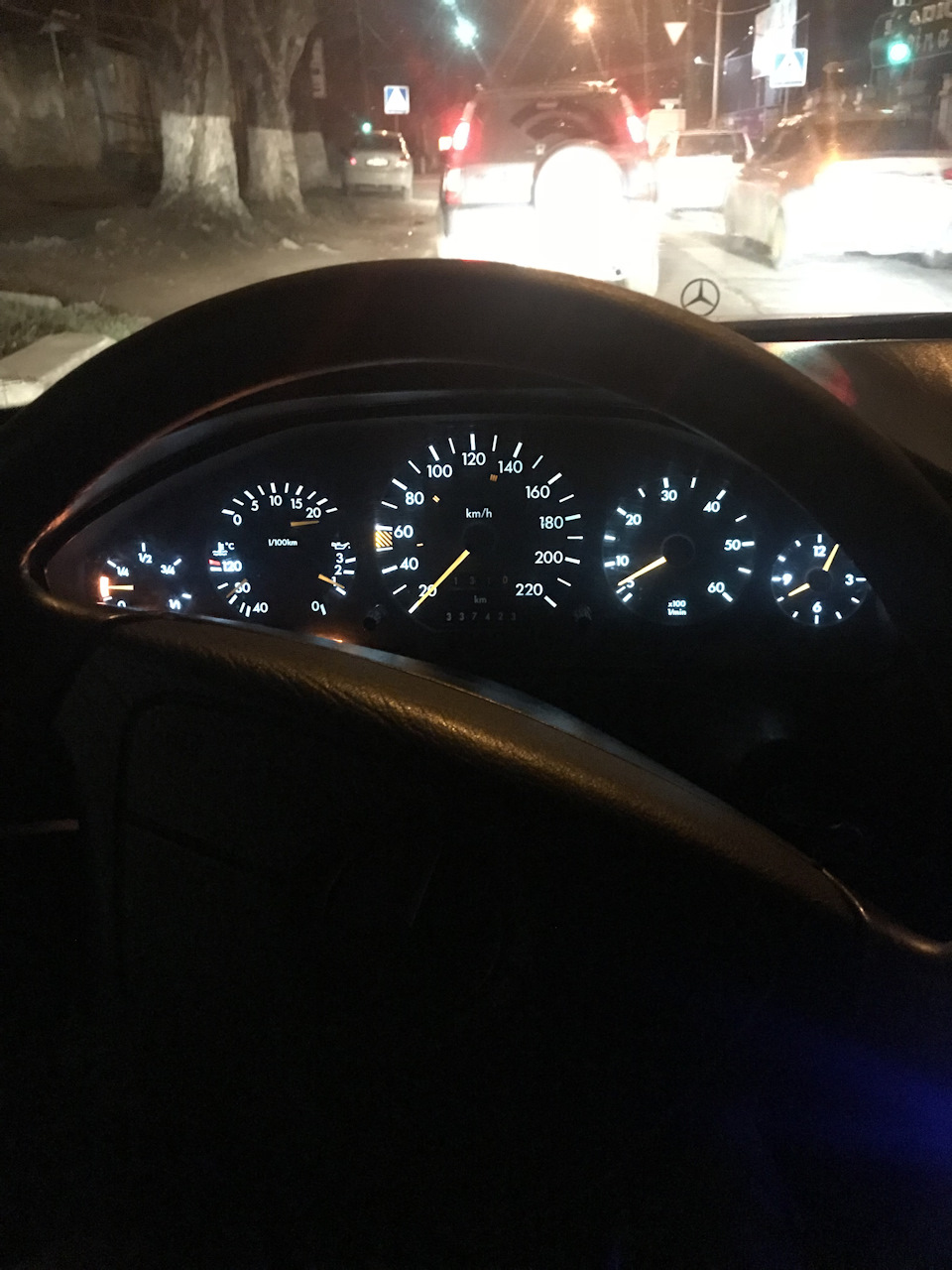 Лампочки в приборке — Mercedes-Benz S-class (W140), 3,5 л., 1995 года ...