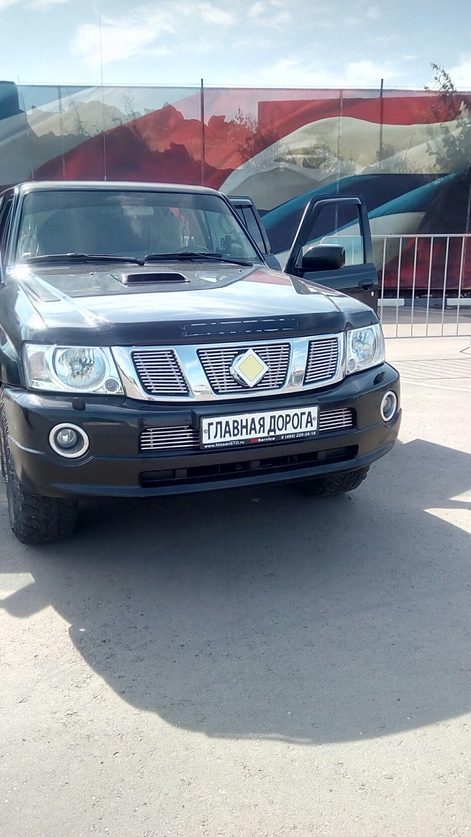 Патрол+НТВ=Главная дорога — Nissan Patrol (Y61), 3 л, 2010 года |  фотография | DRIVE2