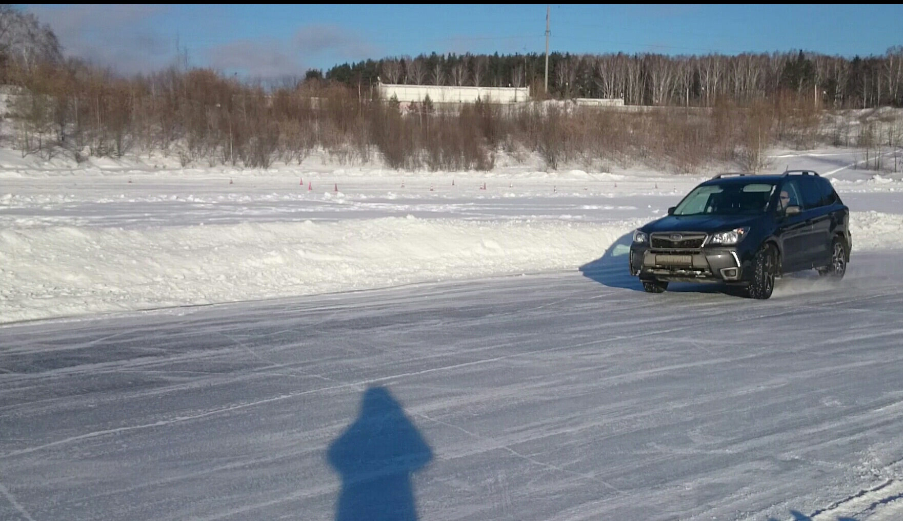 Покатушки на льду — Subaru Forester (SJ), 2 л, 2013 года | покатушки |  DRIVE2