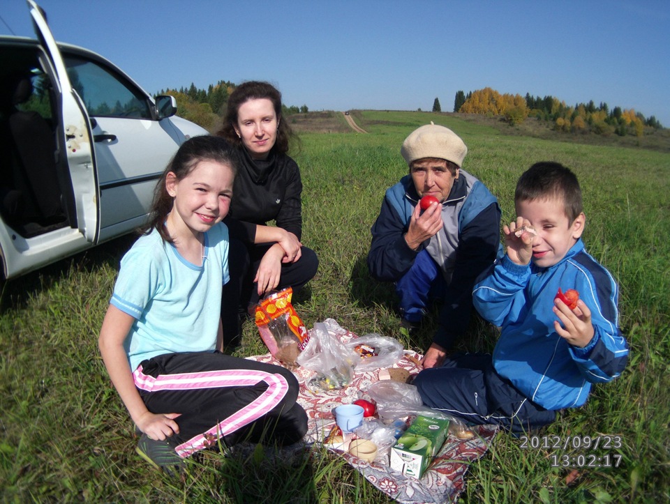 Лада в реку