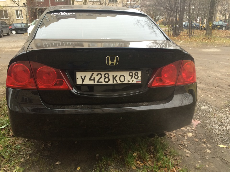 Решил затонировать задние фонари в красный — Honda Civic 4D (8G), 1,8 л ...