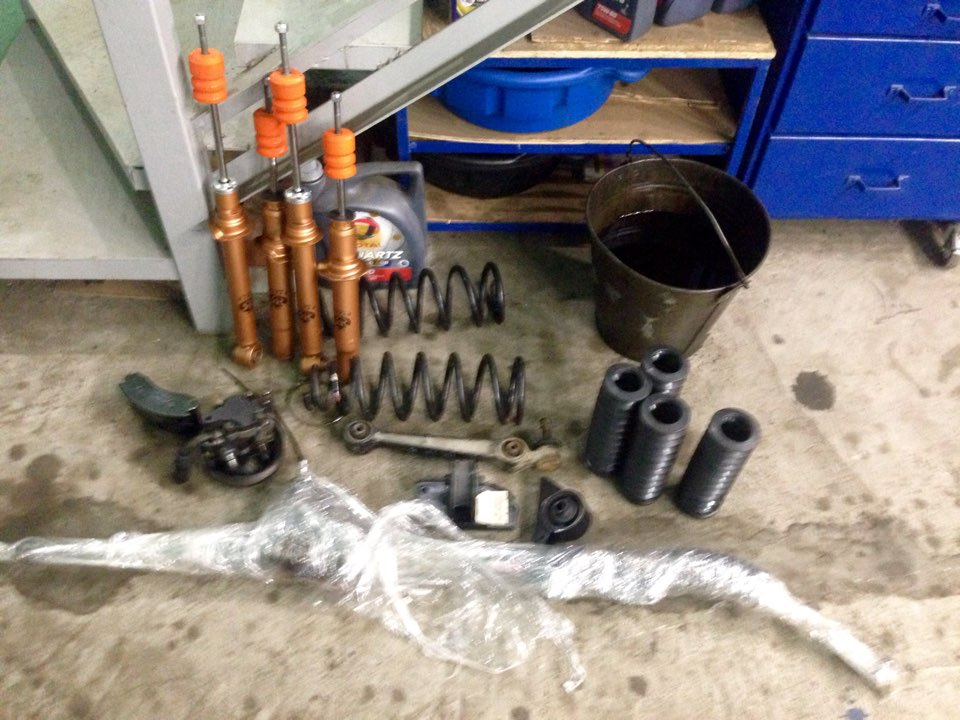 Ребрейдинг подвески + ТО — Mitsubishi Galant (8G), 2,5 л, 1998 года ...