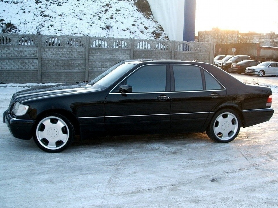 Mercedes Benz w140 Р±РµР»С‹Р№