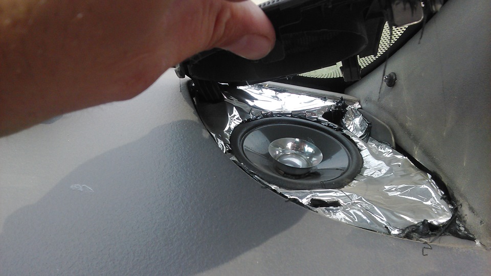 Fusion CP-CM60 + Pioneer TS-1001i + Fusion FBS-604, раздельный фронт ...