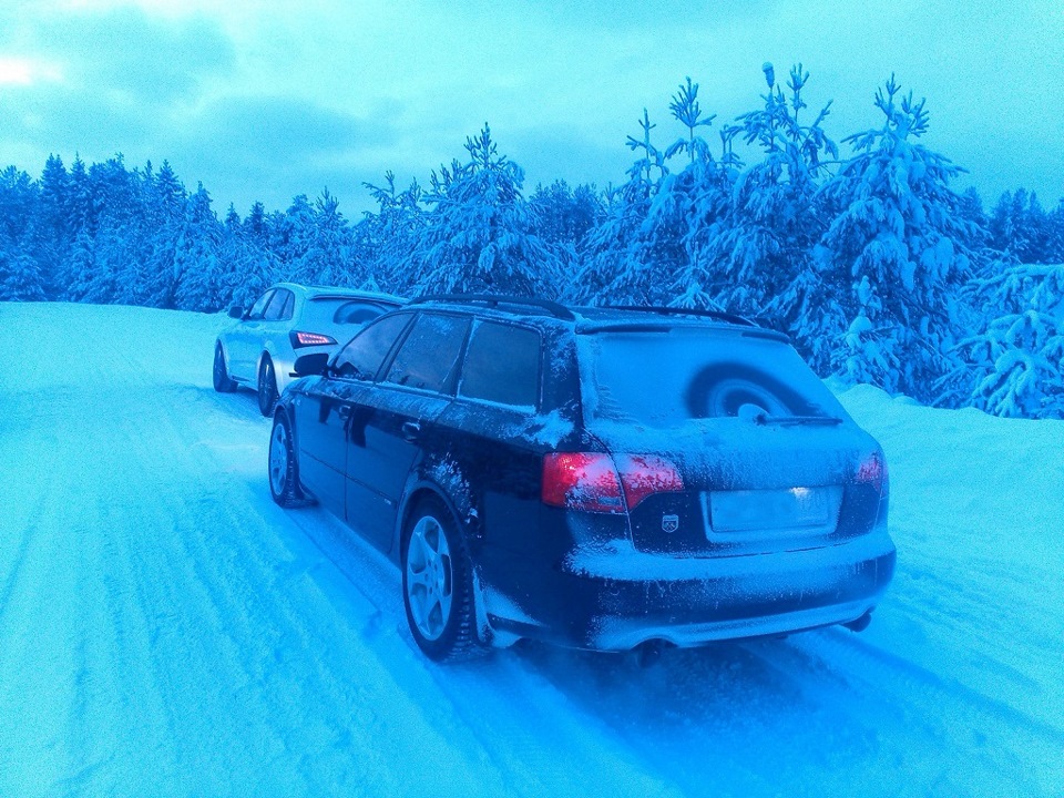 здраствуй Дедушка Мороз, борода из ваты… — Audi A4 Avant (B7), 2 л ...