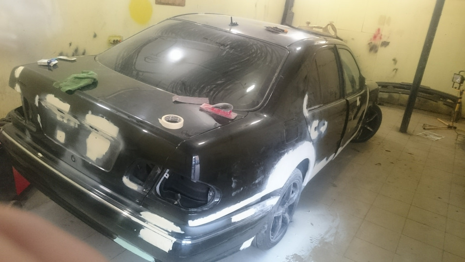 Покраска продолжается часть 2 — Mercedes-Benz E-class (W210), 2,7 л ...