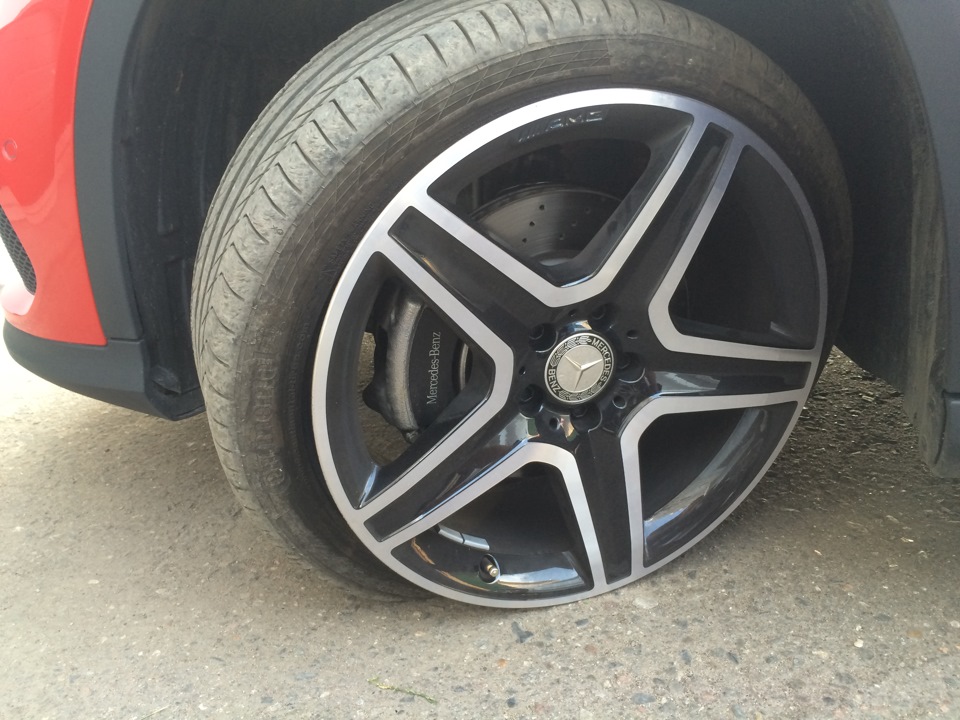 "Хваленый" Runflat! — Mercedes-Benz GLA-Class (X156), 2 л, 2015 года ...