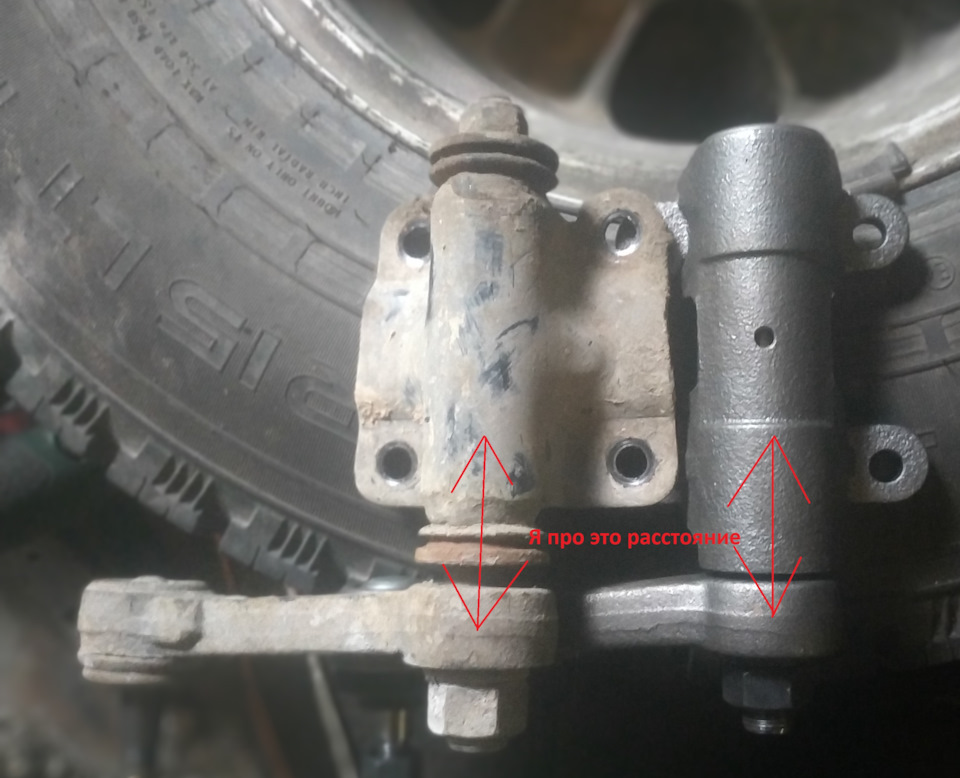 Замена рулевого маятника на паджеровский, установка рулевого демпфера ...