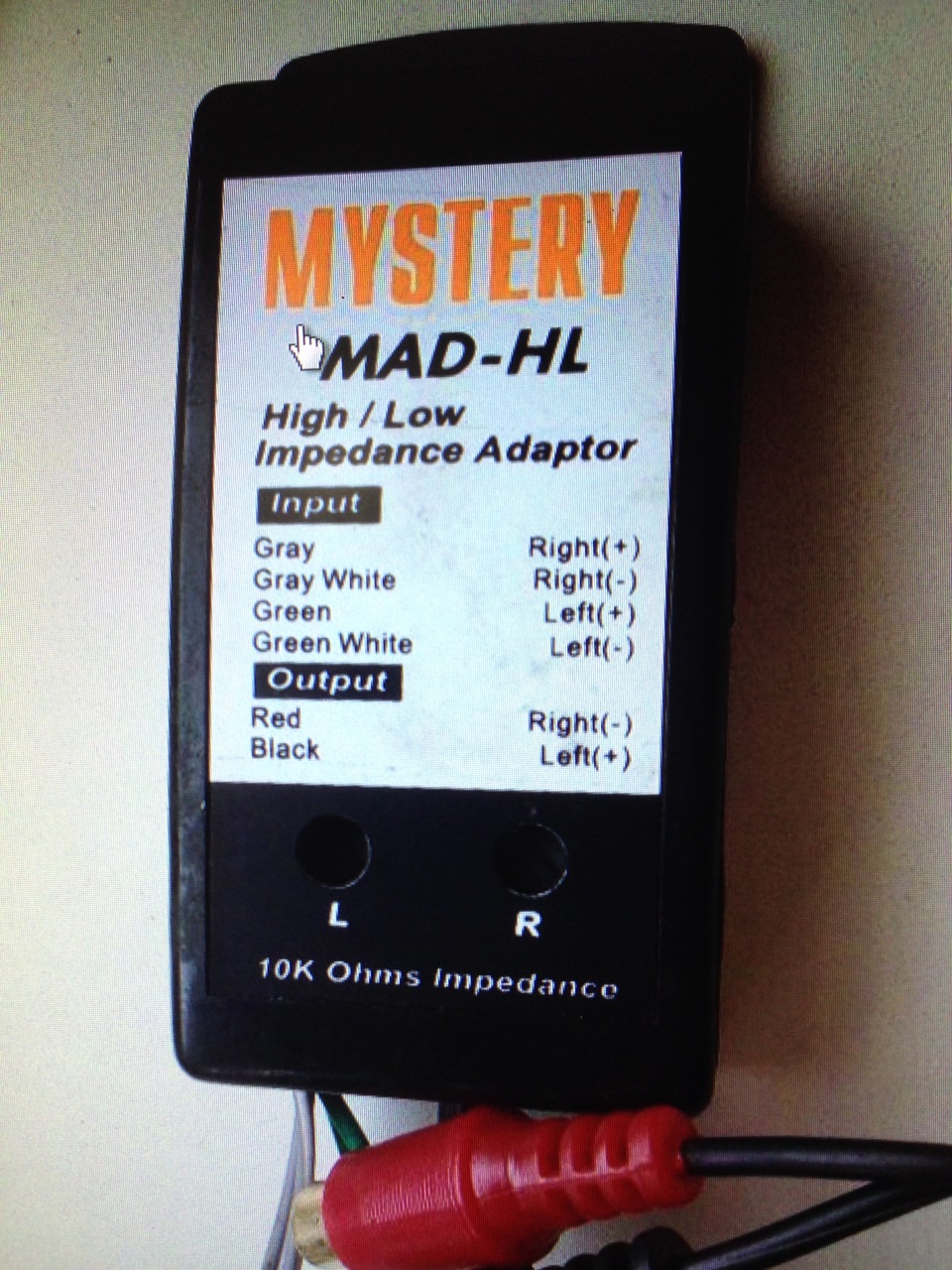 Mystery mad. Impedance Adapter Mystery. High Low Impedance Adaptor. Impedance Adapter Supra. Для чего нужен Impedance Adaptor.