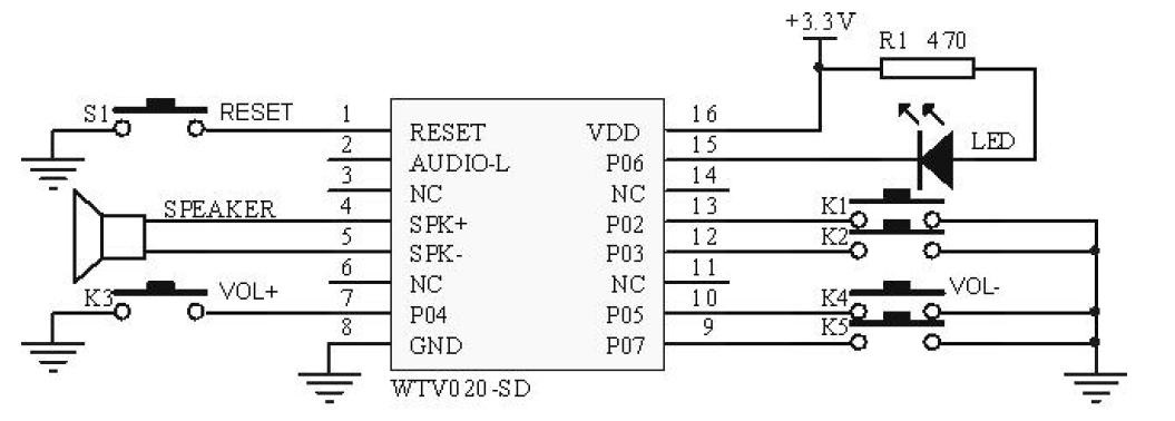 Mp3 tf 16p схема