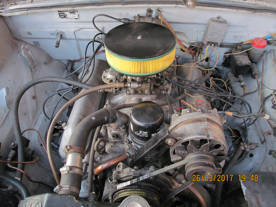 Крепление и натяжение генератора V8 — ГАЗ 24, 4,6 л, 1974 года | своими ...