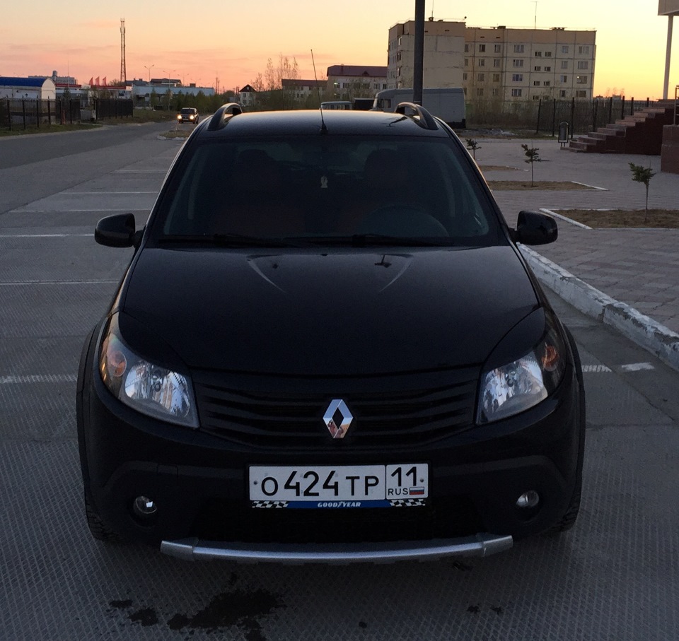 Покраска деталей в цвет кузова — Renault Sandero 1G, 1,6 л, 2012 года |  стайлинг | DRIVE2