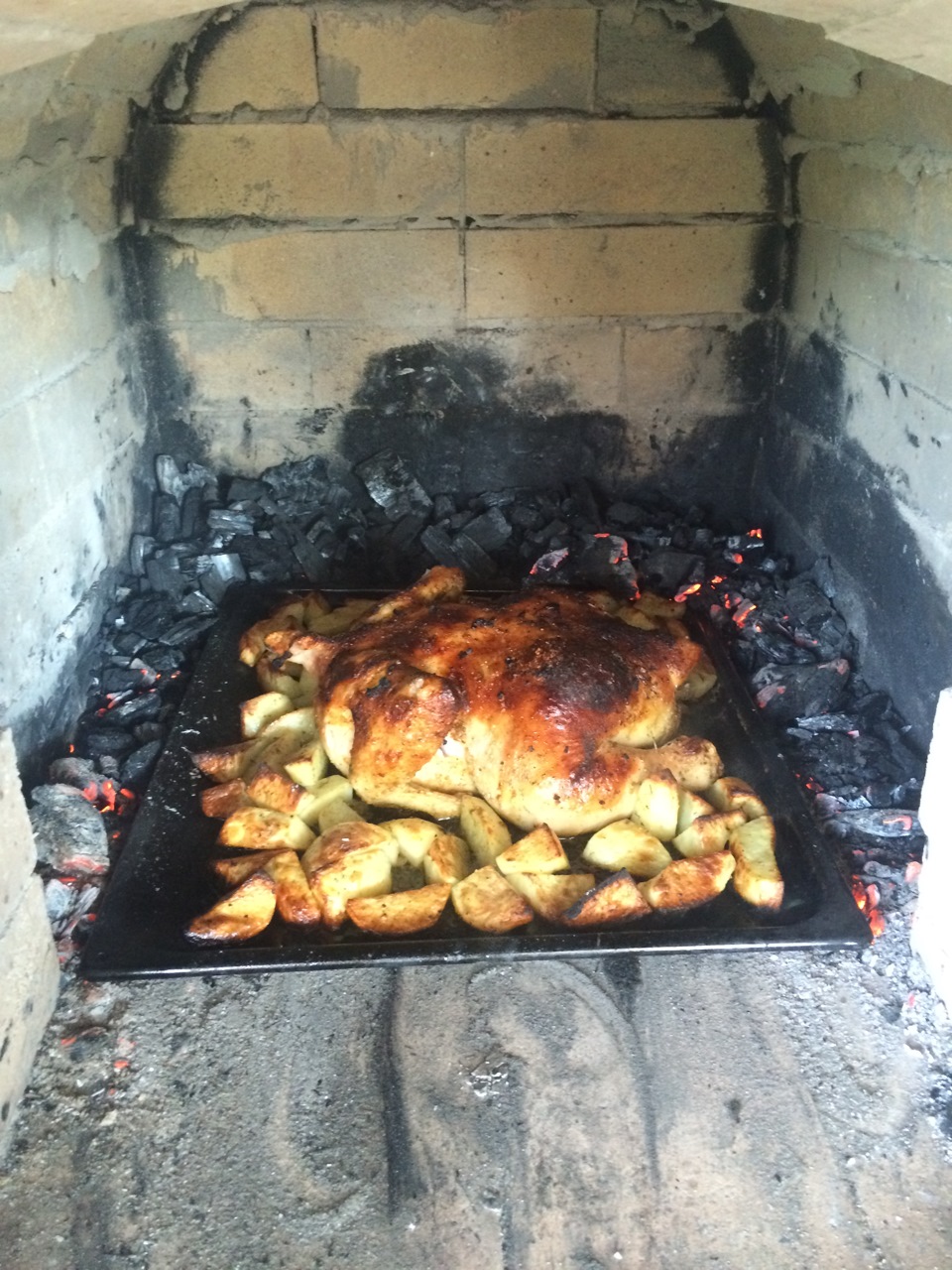 Мясо в русской печи