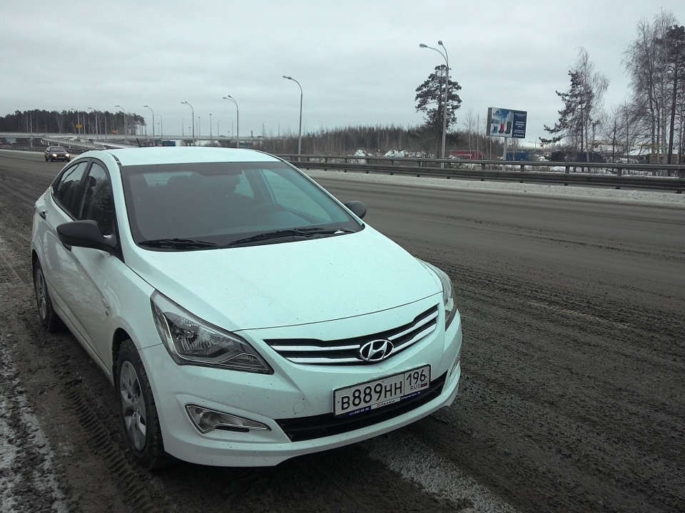 Обкатка колес — Hyundai Solaris, 1,6 л., 2014 года | путешествие | DRIVE2