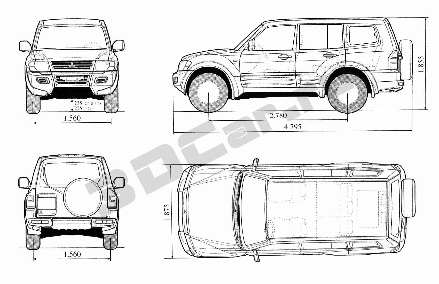 Паджеро размеры. Габариты Mitsubishi Pajero Sport 3. Mitsubishi Pajero 4 габариты. Габариты Mitsubishi Pajero Sport 2. Колесная база Паджеро спорт 2.