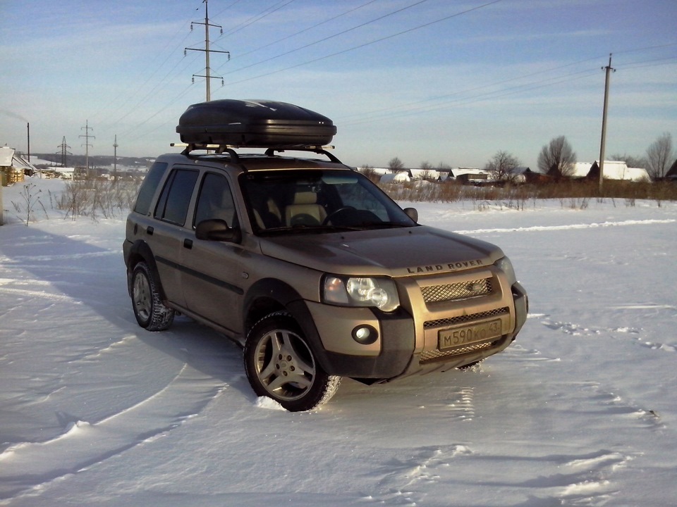 Бокс на крышу — Land Rover Freelander (L314), 2,5 л, 2005 года ...