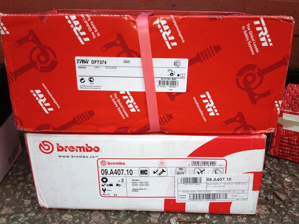 DF7374 Тормозной диск для ACURA, HONDA, HONDA (DONGFENG) TRW | Запчасти ...