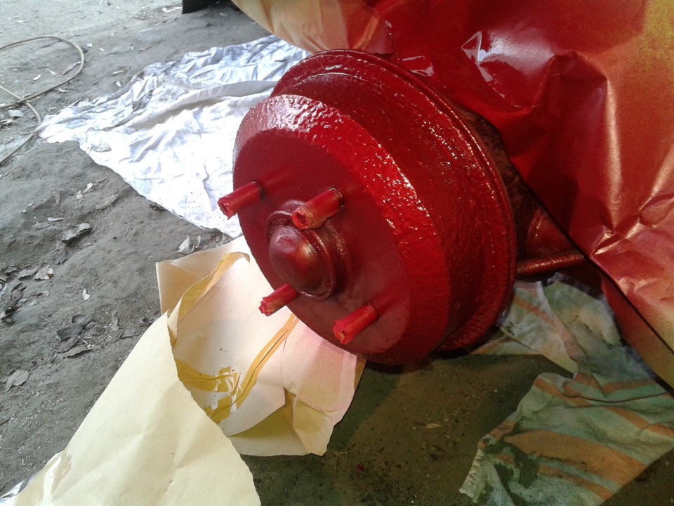 Привёл в порядок задние тормозные барабаны — Ford Escort Mk6, 1,6 л ...