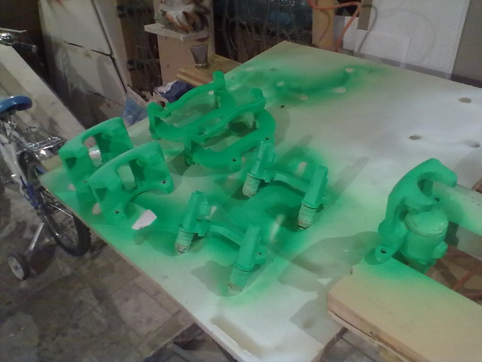 Покраска суппортов люминесцентной краской (салатик) — Lada Приора седан ...