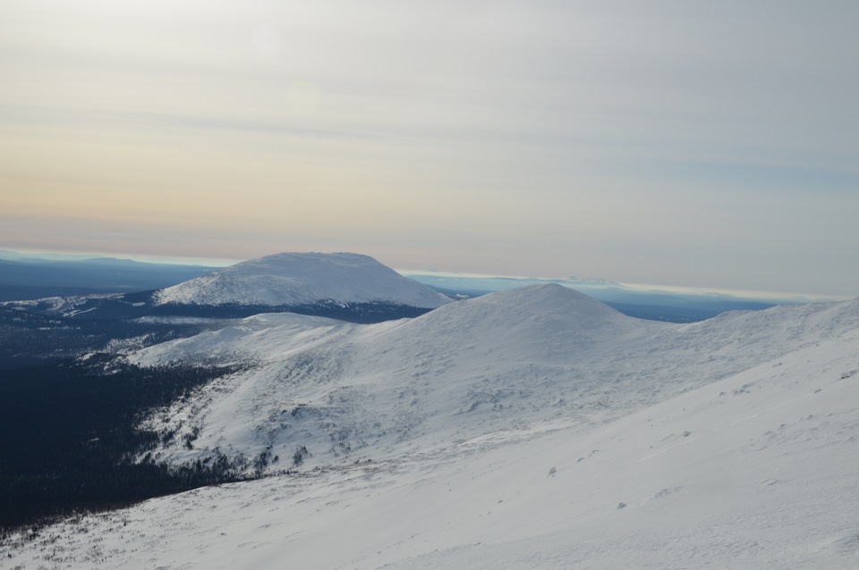 Панорама с вершины Конжаковский камень